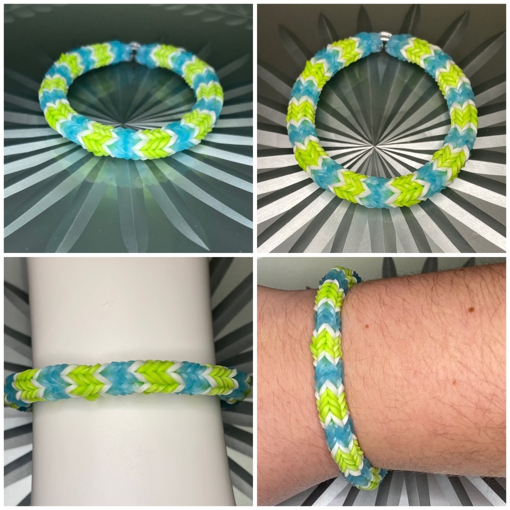 [💙🆓]  3/10$ 🛍 Handmade Rainbow Loom bracelet 🌈💖